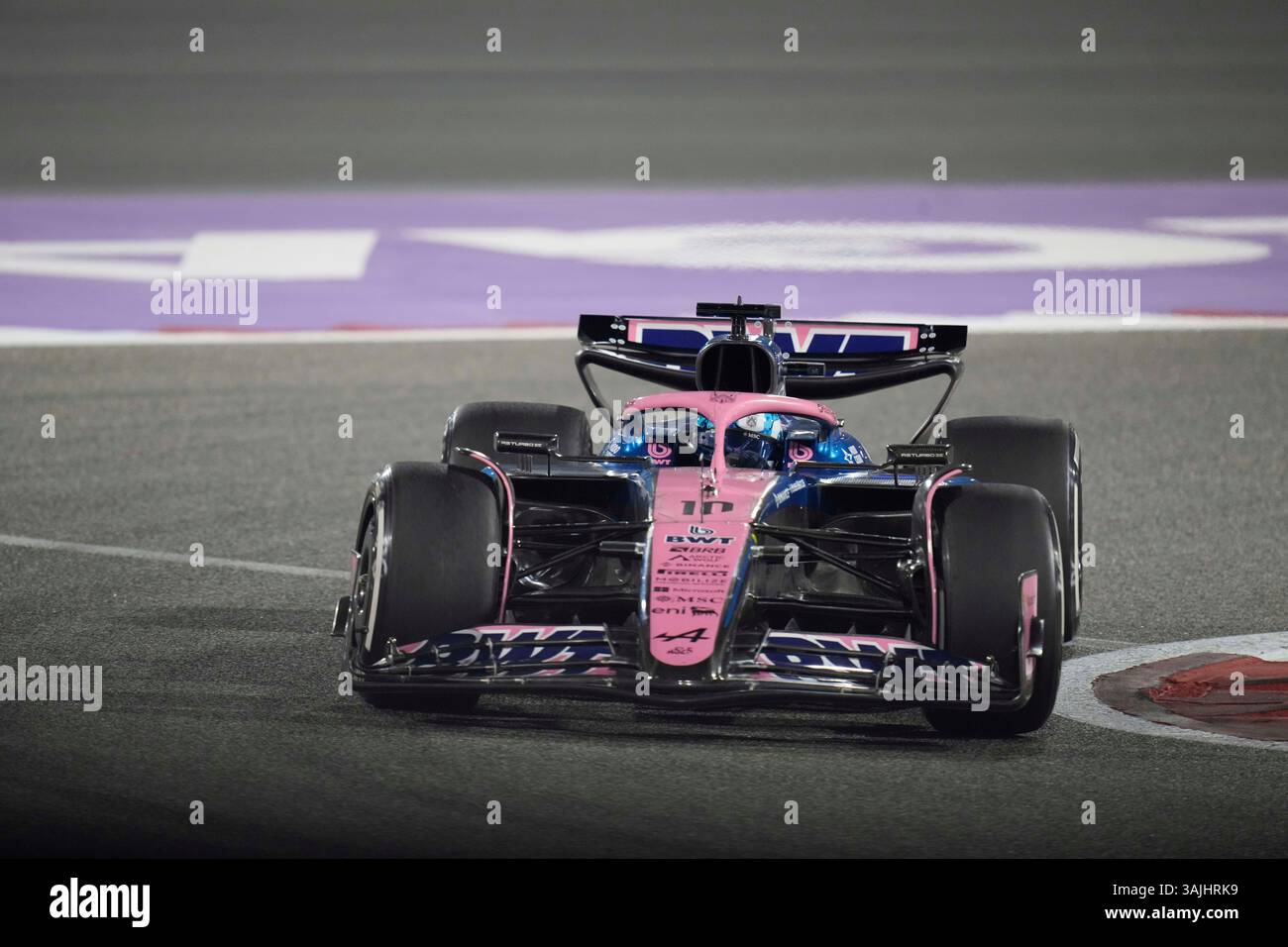 Alpine driver Pierre Gasly of France in action during the second free ...