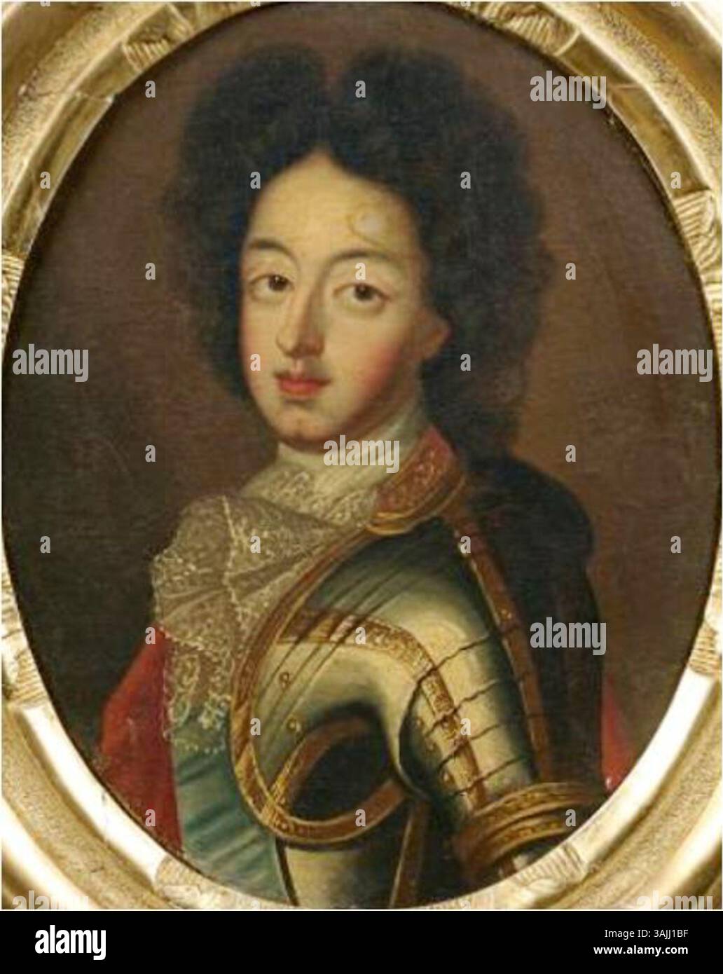 Follower of Pierre Mignard, this 17th-century French portrait depicts a