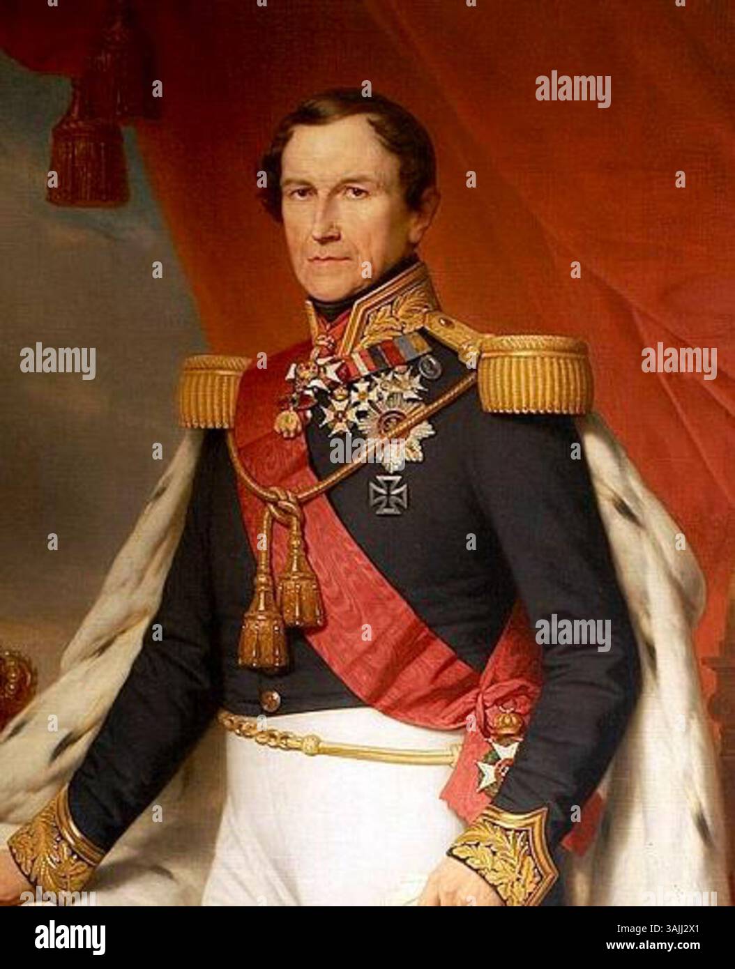 This portrait of Leopold I, King of the Belgians, was painted by ...