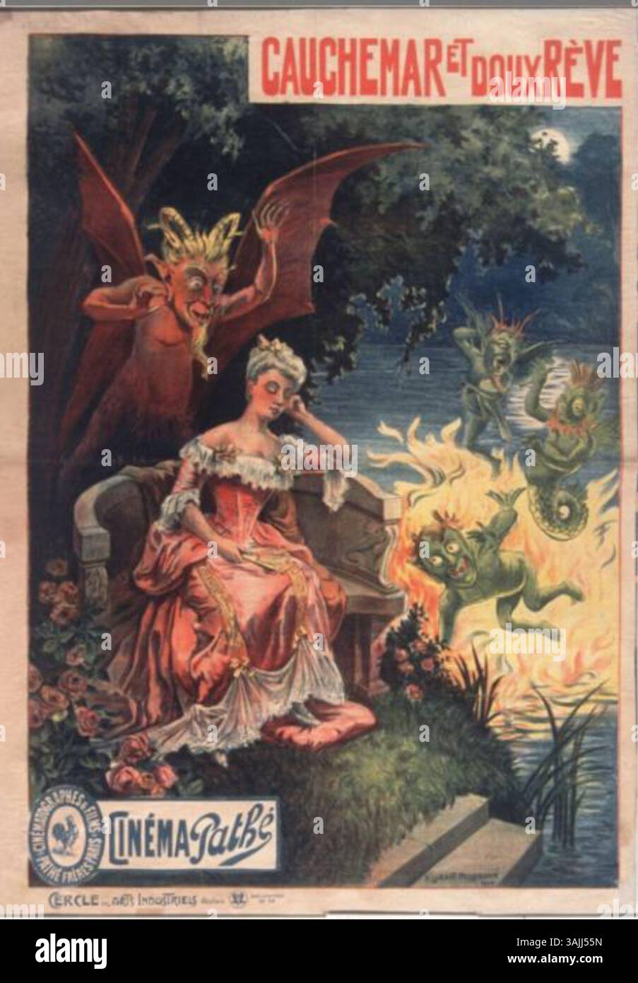 This 1908 movie poster by Vincent Lorant-Heilbronn for the film ...