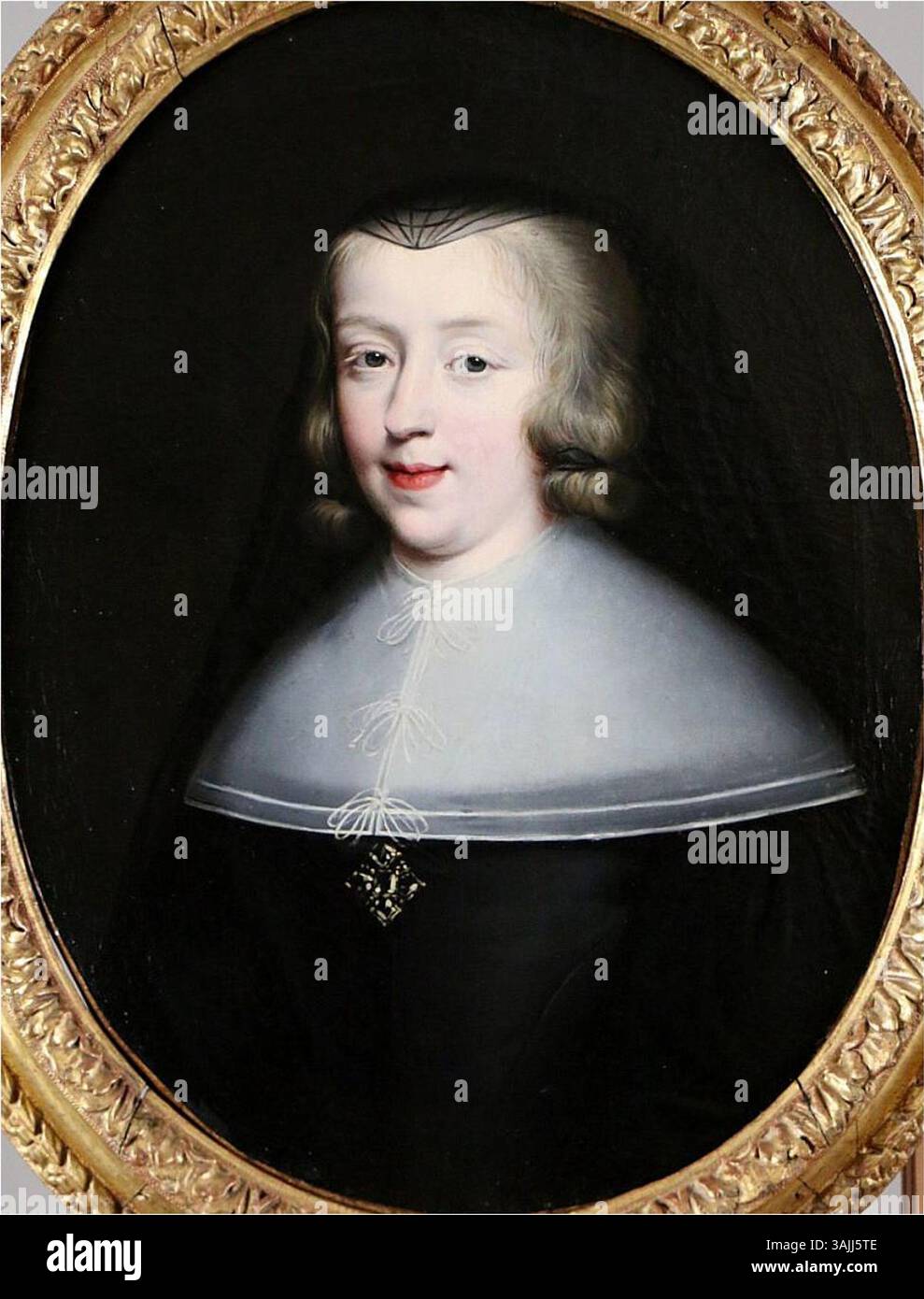 FRENCH SCHOOL PORTRAIT OF ANNE OF AUSTRIA QUEEN OF FRANCE (1601