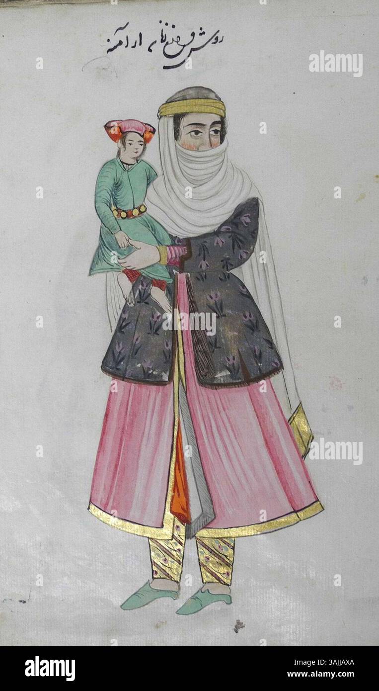 This double portrait from 1684-1685 by Jani Farangi Saz, commissioned ...