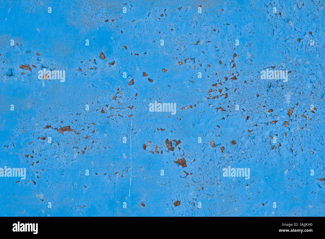 Old blue rusty metal texture background. Grunge rusty metal surface Stock Photo