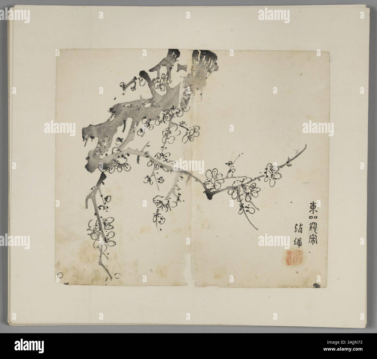 A Chinese print in The Palace Museum's collection, illustrating the ...