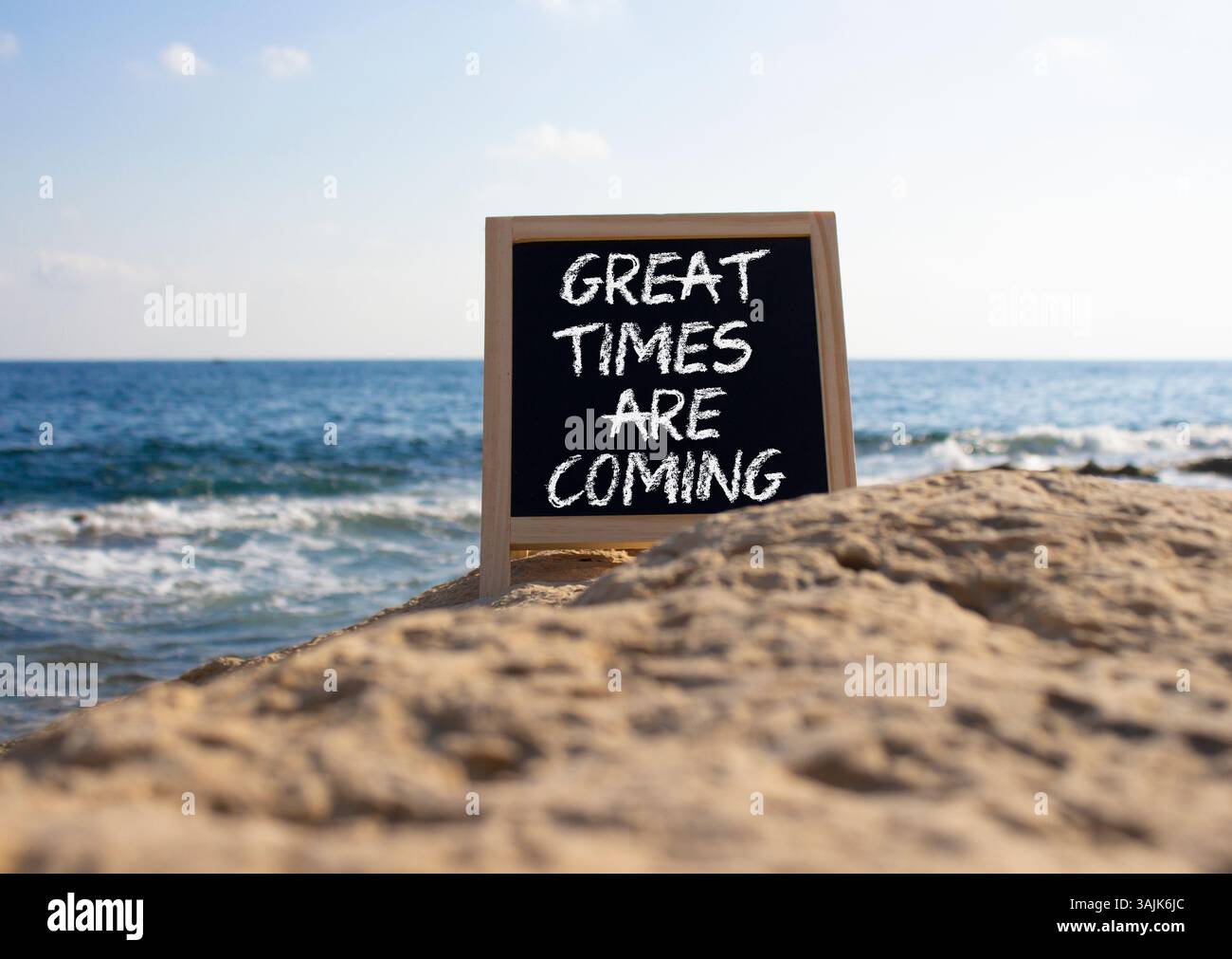 Great Times Example Great times are coming symbol. Concept words Great times are coming on ...