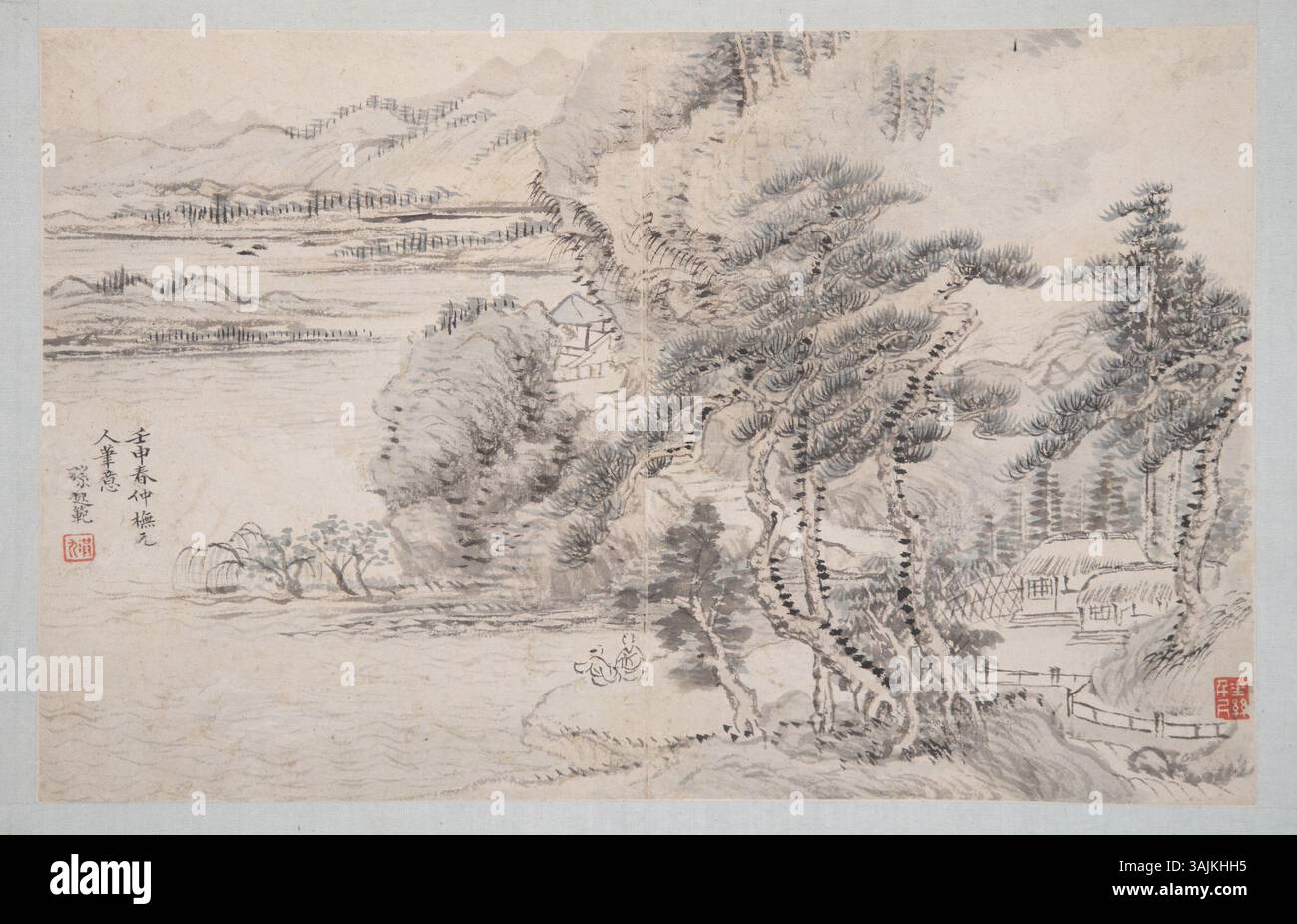 This Chinese painting, housed in The Palace Museum, showcases ...