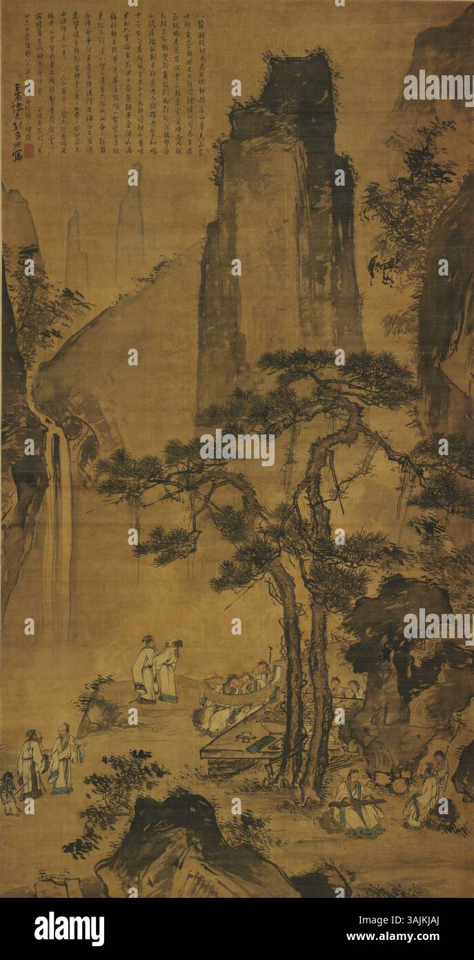 This painting, part of the Palace Museum collection, showcases ...