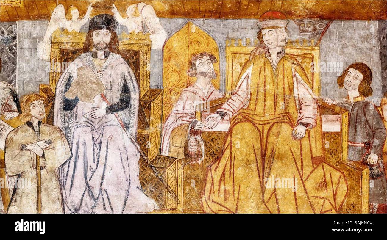 Allegory of the good and bad judge hi-res stock photography and images ...