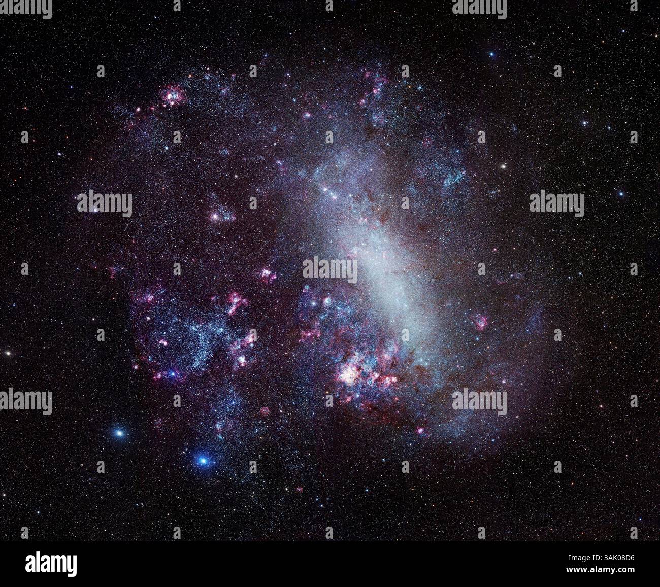 Large Magellanic Cloud, optical image Stock Photo - Alamy