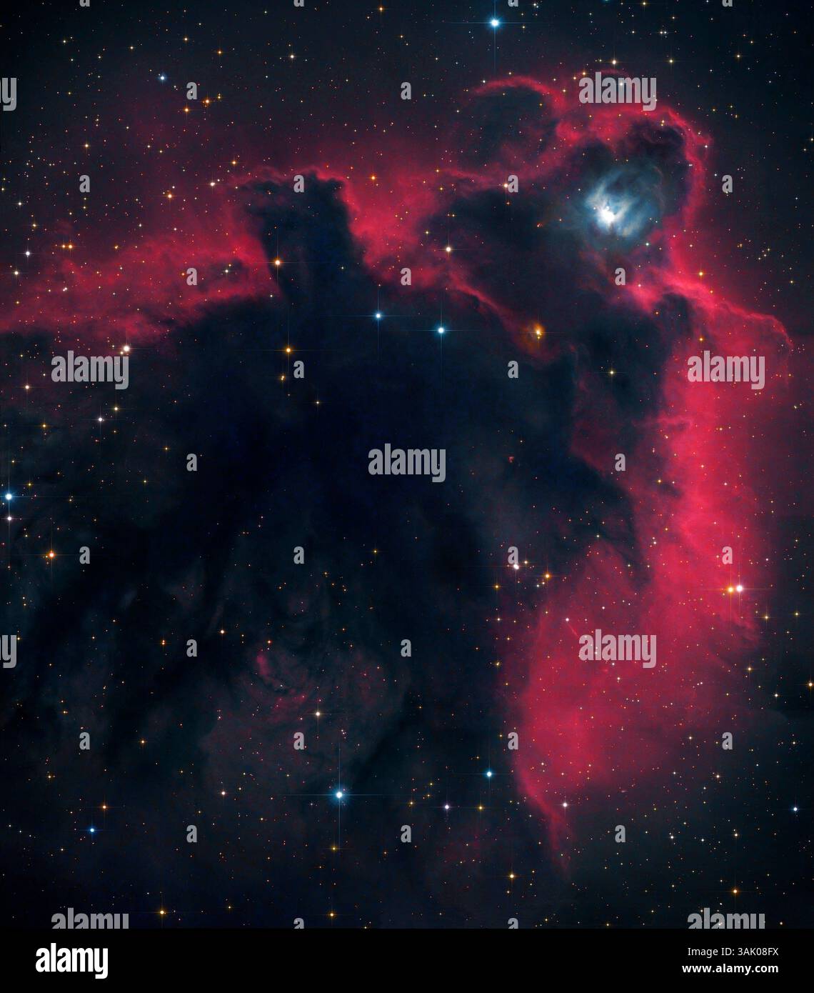 Cometary Globule LDN 1622 in Orion Stock Photo
