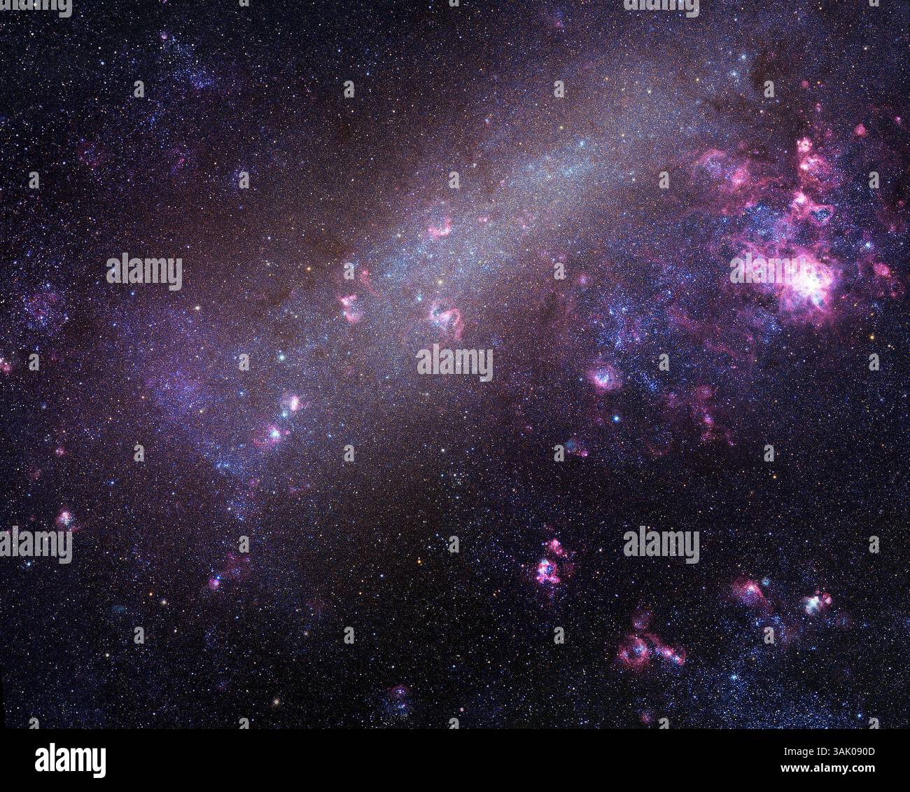 Large Magellanic Cloud, optical image. The Large Magellanic Cloud (LMC ...