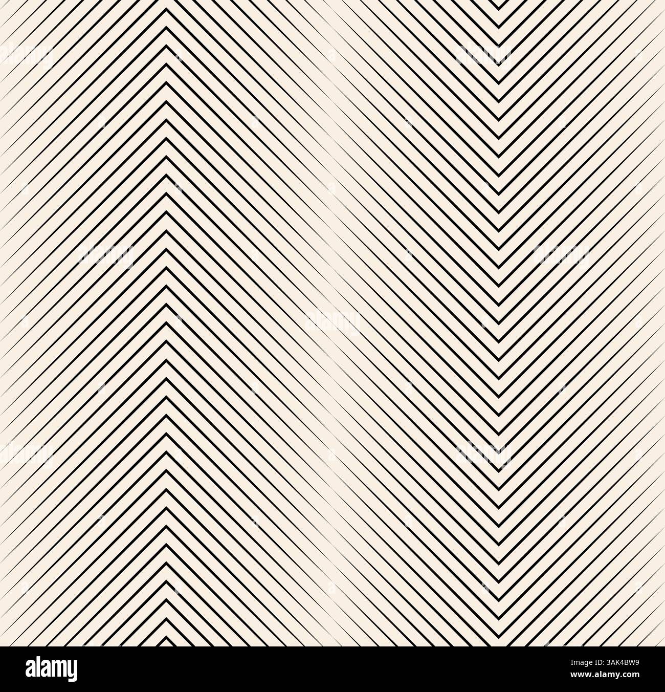 Thin lines corners simple abstract seamless pattern. Black beige geometric pattern. Stock Vector