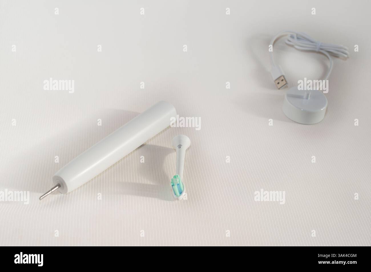 Electric sonic toothbrush isolated on white background Stock Photo
