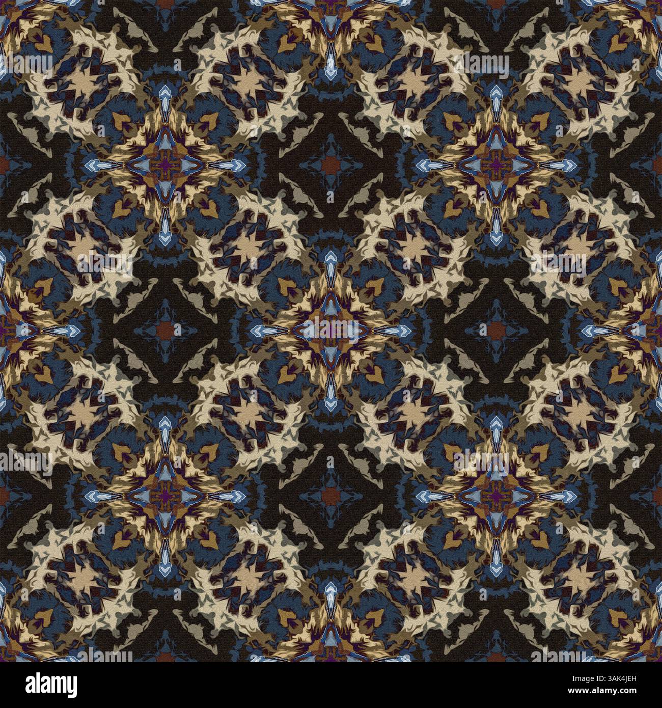 Abstract and geometric shape ornament . seamless repeat pattern. Stock Photo