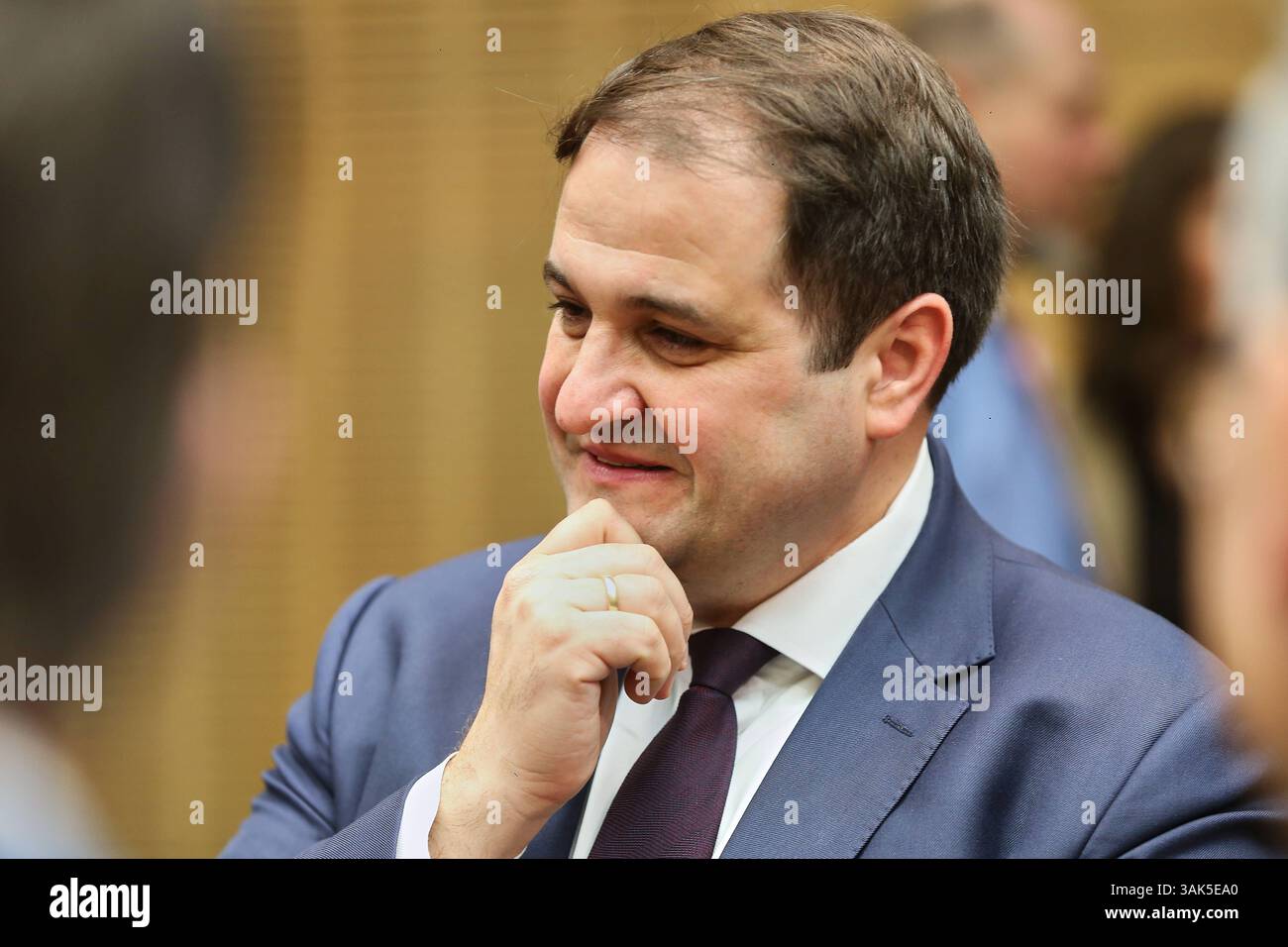 Berlin, Deutschland, 11.04.2025: Bundesrat: 1053. Sitzung des ...
