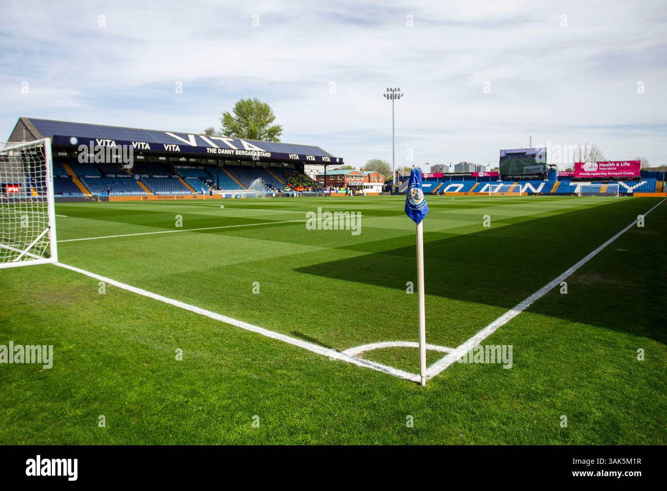 General view of Edgeley Park during the Sky Bet League 1 match between ...
