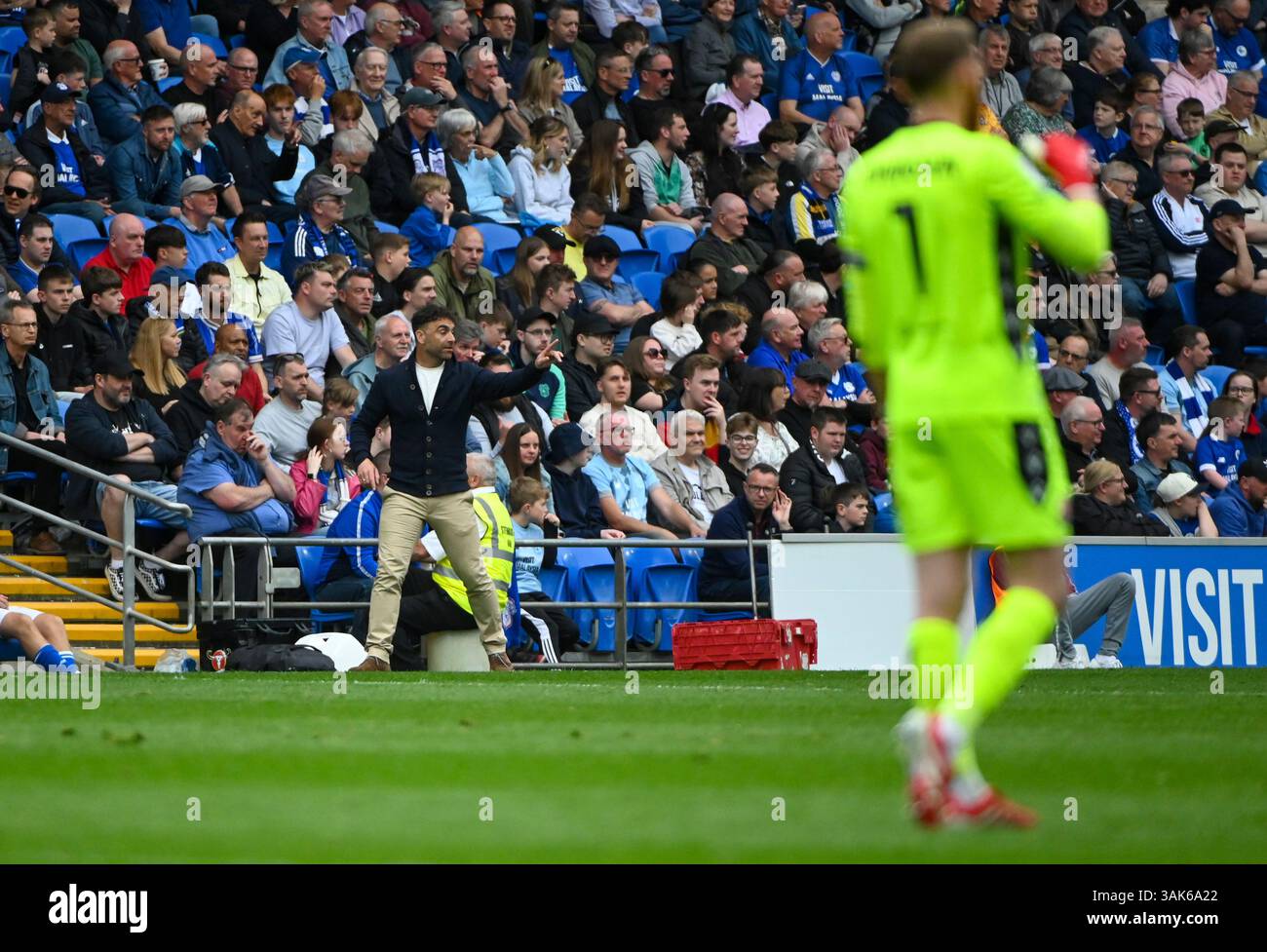 12th April 2025; Cardiff City Stadium, Cardiff, Wales; EFL Championship ...
