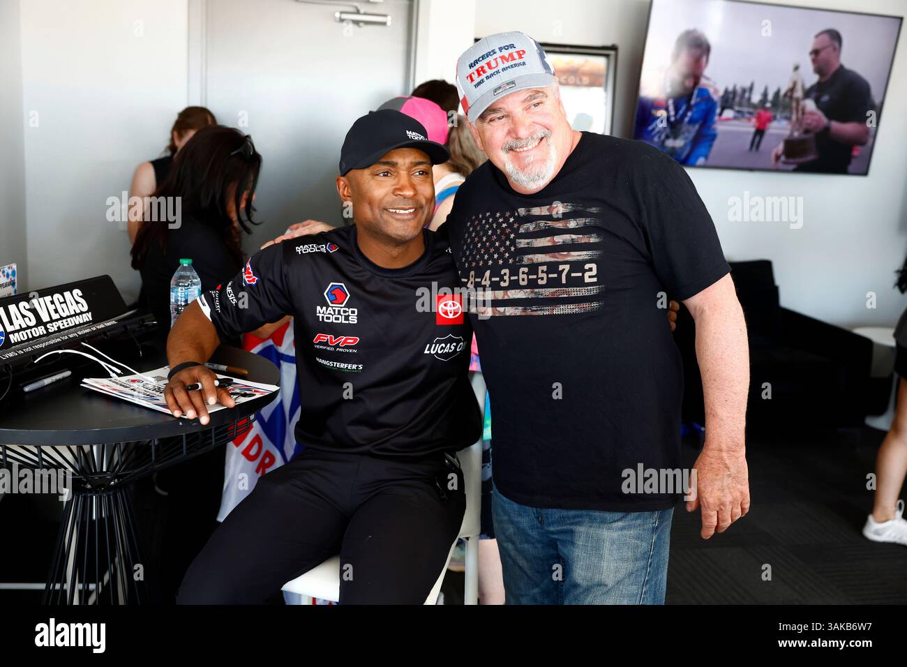 LAS VEGAS, NV - MARCH 05: Antron Brown (1 TF) Matco Tools/Lucas Oil ...