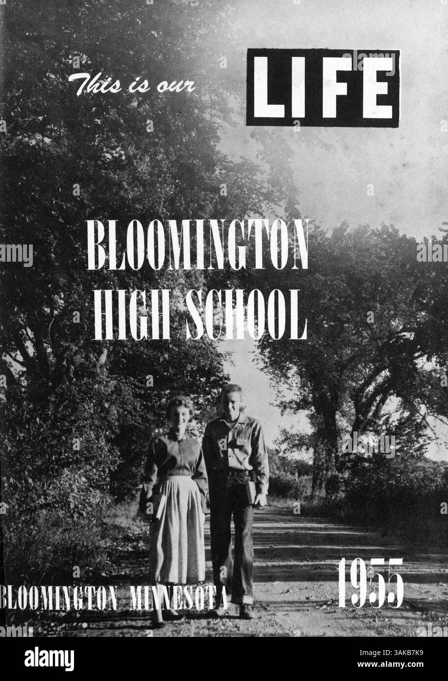 This high school yearbook documents the students, teachers, clubs