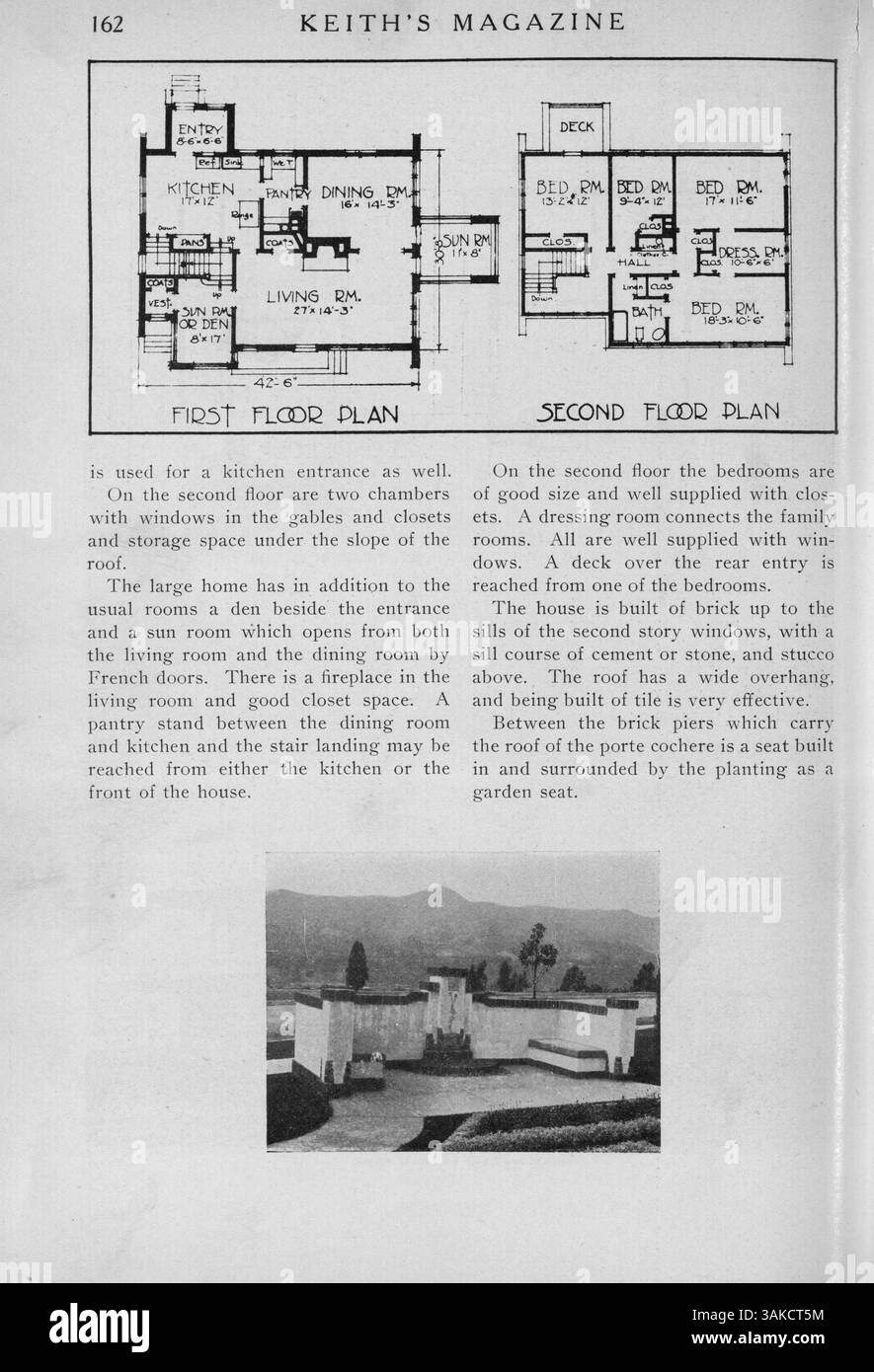 Keiths magazine features house designs with floor plans hi-res stock ...