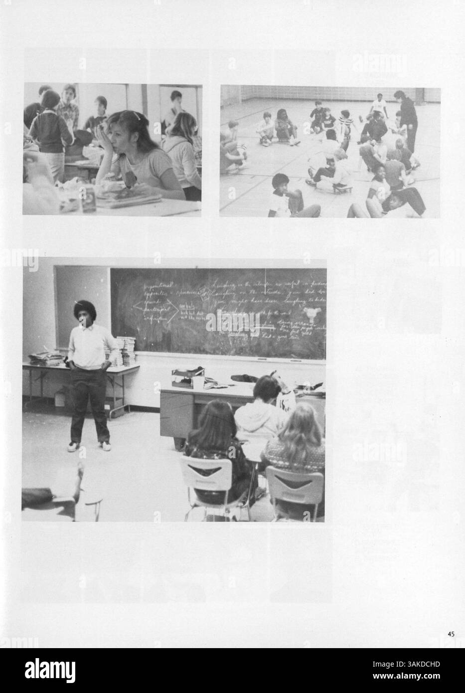 This 1983 yearbook from Anwatin Junior High School documents key ...