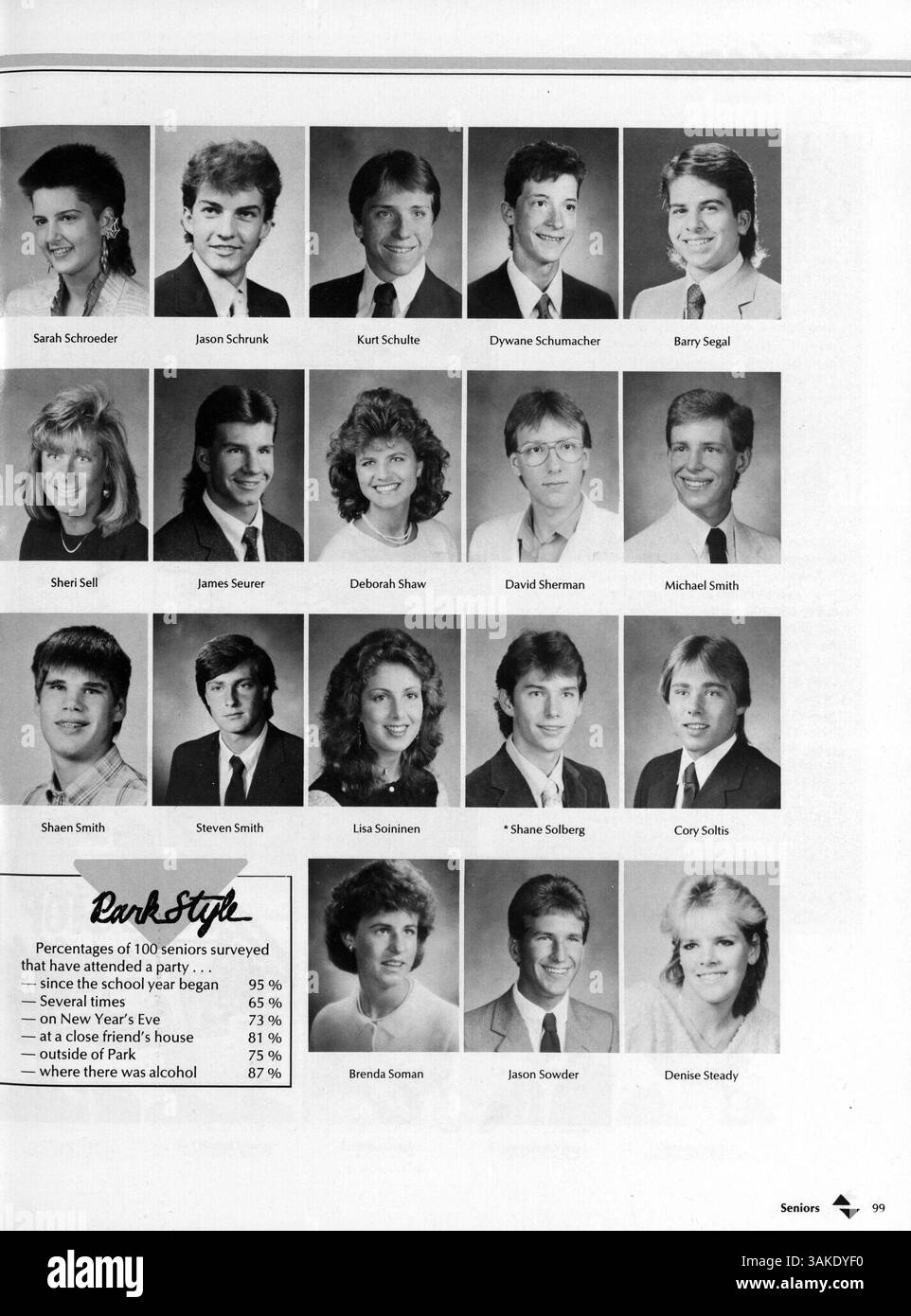 The 1987 'Echowan: Doin' It Park Style' yearbook from St. Louis Park ...