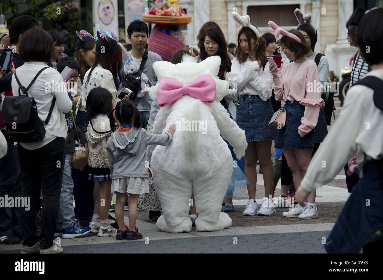 May 14, 2017 - Tokyo, Japan - Tokyo Disney Sea on May 14, 2017. Photo by: Ramiro Agustin Vargas Tabares (Credit Image: © Ramiro Agustin Vargas Tabares via ZUMA Wire) Stock Photo