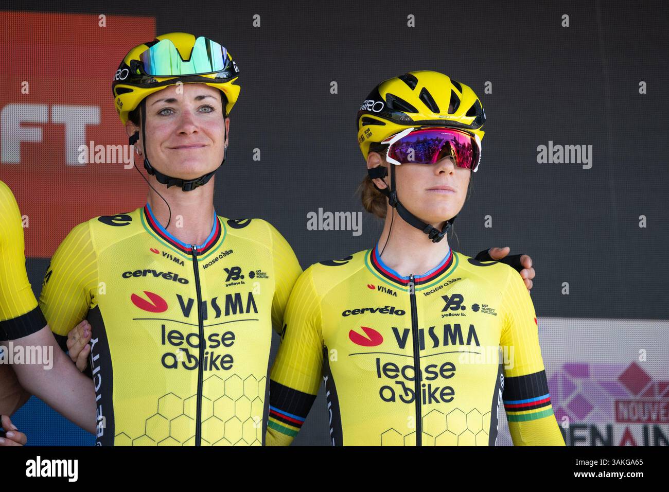 Frankreich 12th Apr 2025 Marianne Vos NED Und Pauline Ferrand frankreich-12th-apr-2025-marianne-vos-ned-und-pauline-ferrand