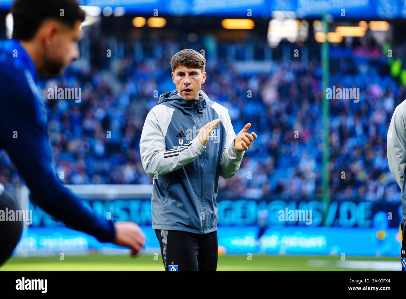 Loic Fave (Hamburger SV, Co-Trainer) GER, Hamburger SV vs. Eintracht ...