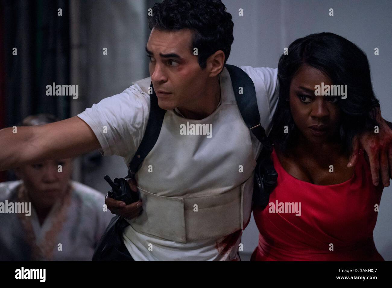 RELEASE DATE: April 10, 2025. TITLE: G20. STUDIO: Amazon Studios. DIRECTOR: Patricia Riggen. PLOT: Terrorists take over the G20 summit with President Sutton, bringing her governing and military experience to defend her family, company, and the world. STARRING: VIOLA DAVIS as President Danielle Sutton. (Credit Image: © Amazon Studios/Entertainment Pictures/ZUMAPRESS.com) EDITORIAL USAGE ONLY! Not for Commercial USAGE! Stock Photo