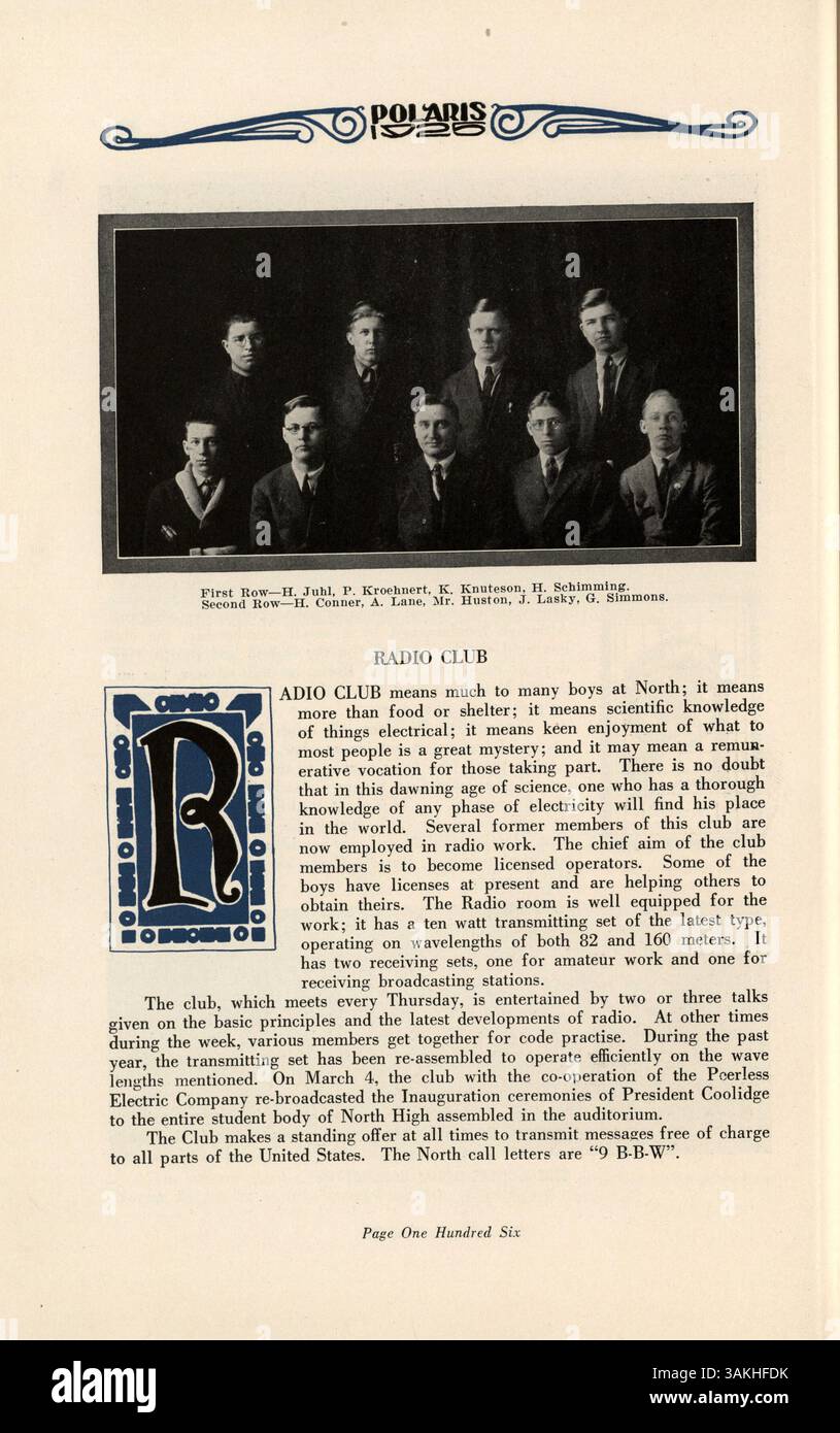 RARE Bulletin Sporting Club Kodak N°14 - 1924/1925 - G Eastman