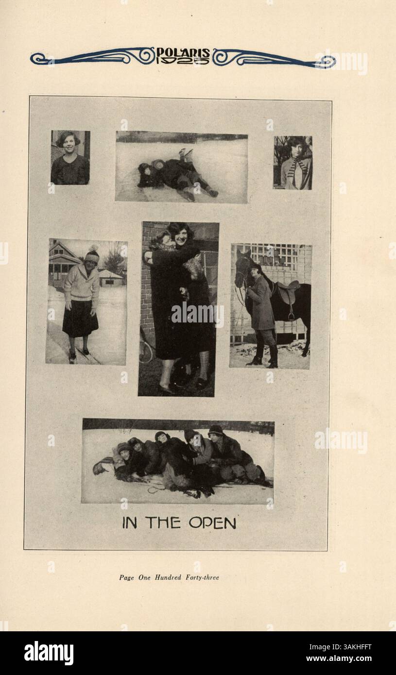 1925 Events The 1925 'Polaris' yearbook from North High School captures the school ...