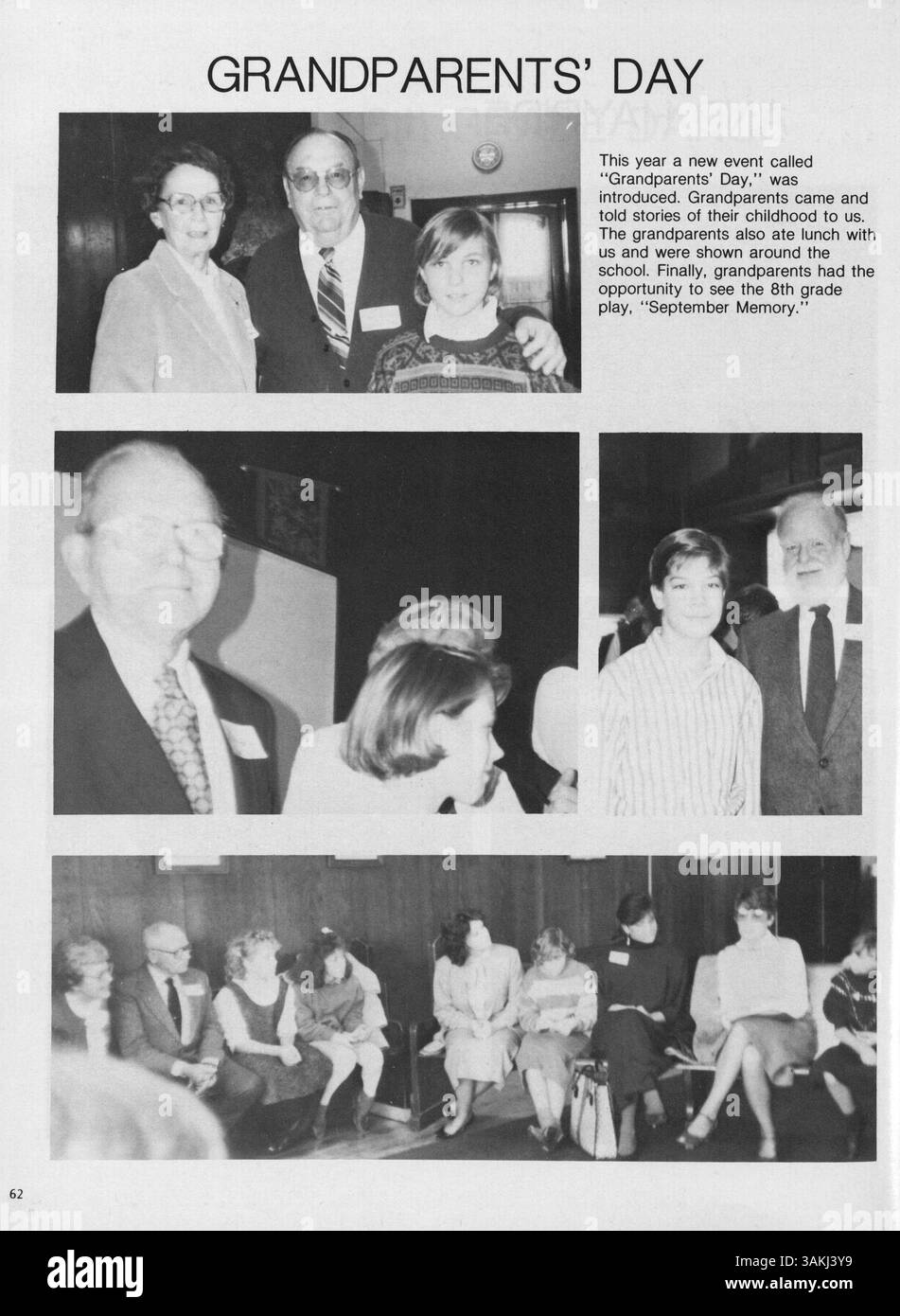 This Blake Middle School yearbook from 1987 features student and ...