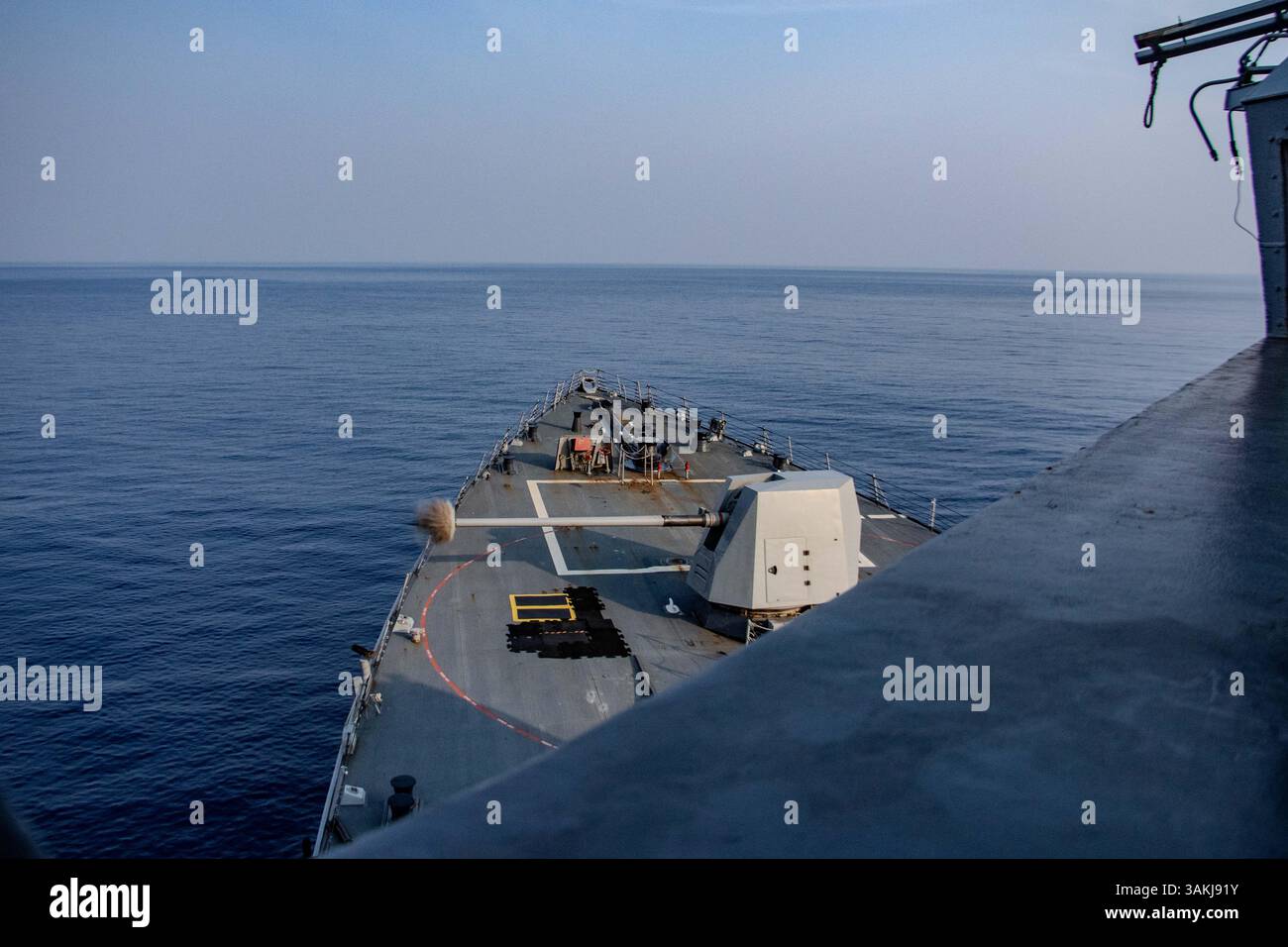 INDIAN OCEAN (March 28, 2025) The Arleigh Burke-class guided-missile ...