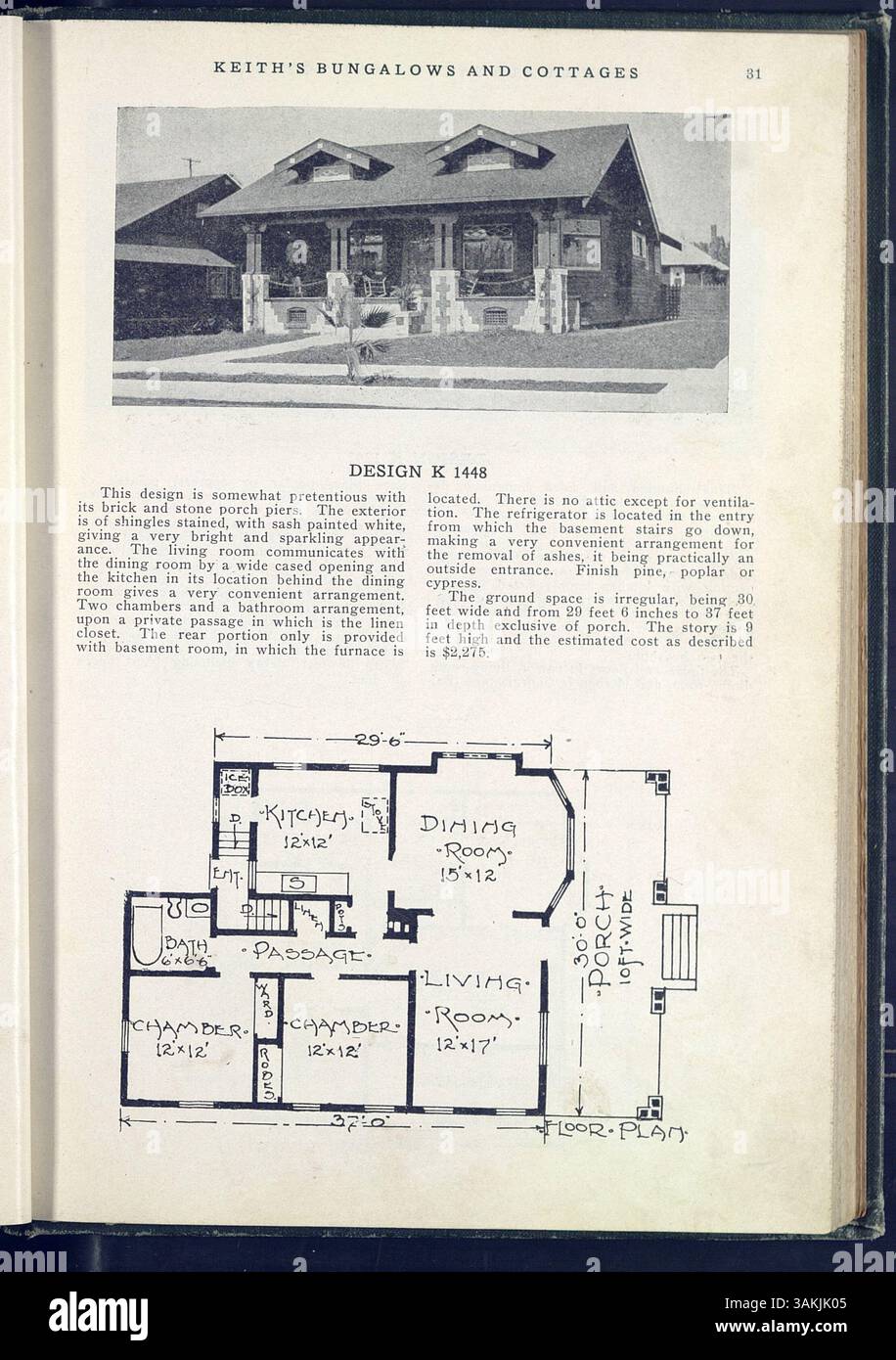 The 'Keith's Bungalows and Cottages' catalog provides 215 design