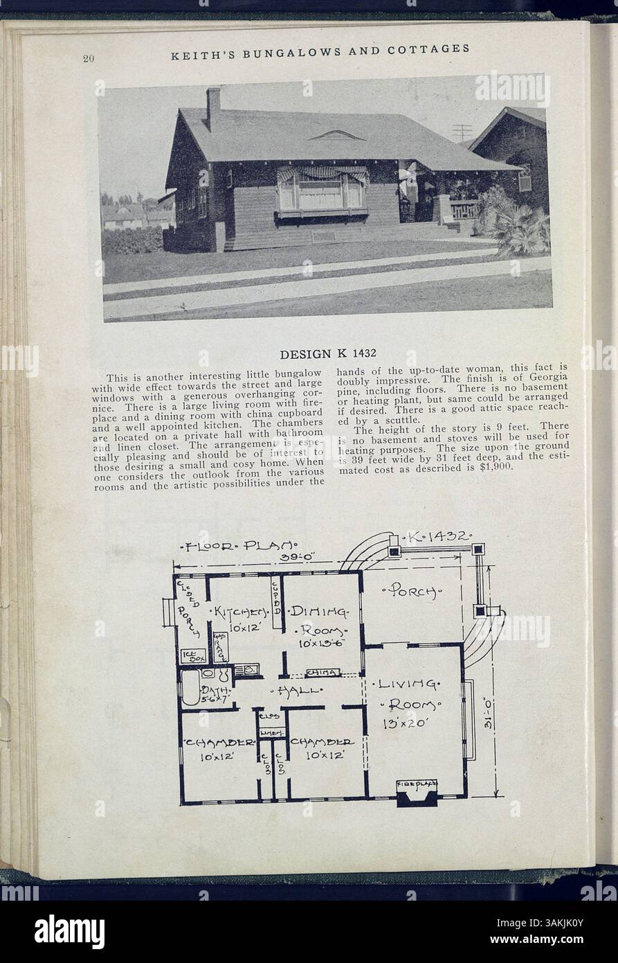 Keith's catalog includes 215 bungalow and cottage house designs
