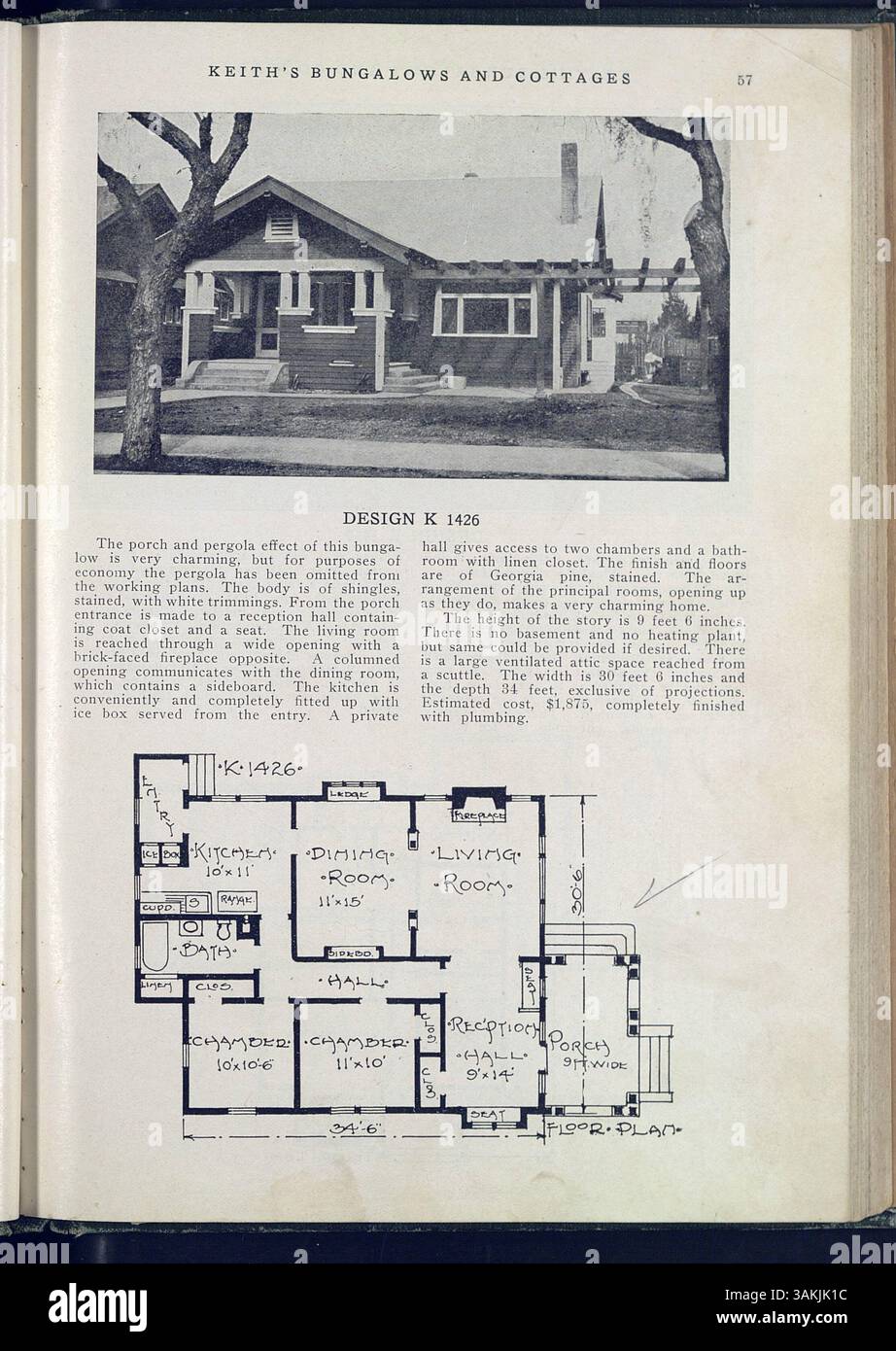 Max L. Keith's design catalog includes 215 bungalow and cottage