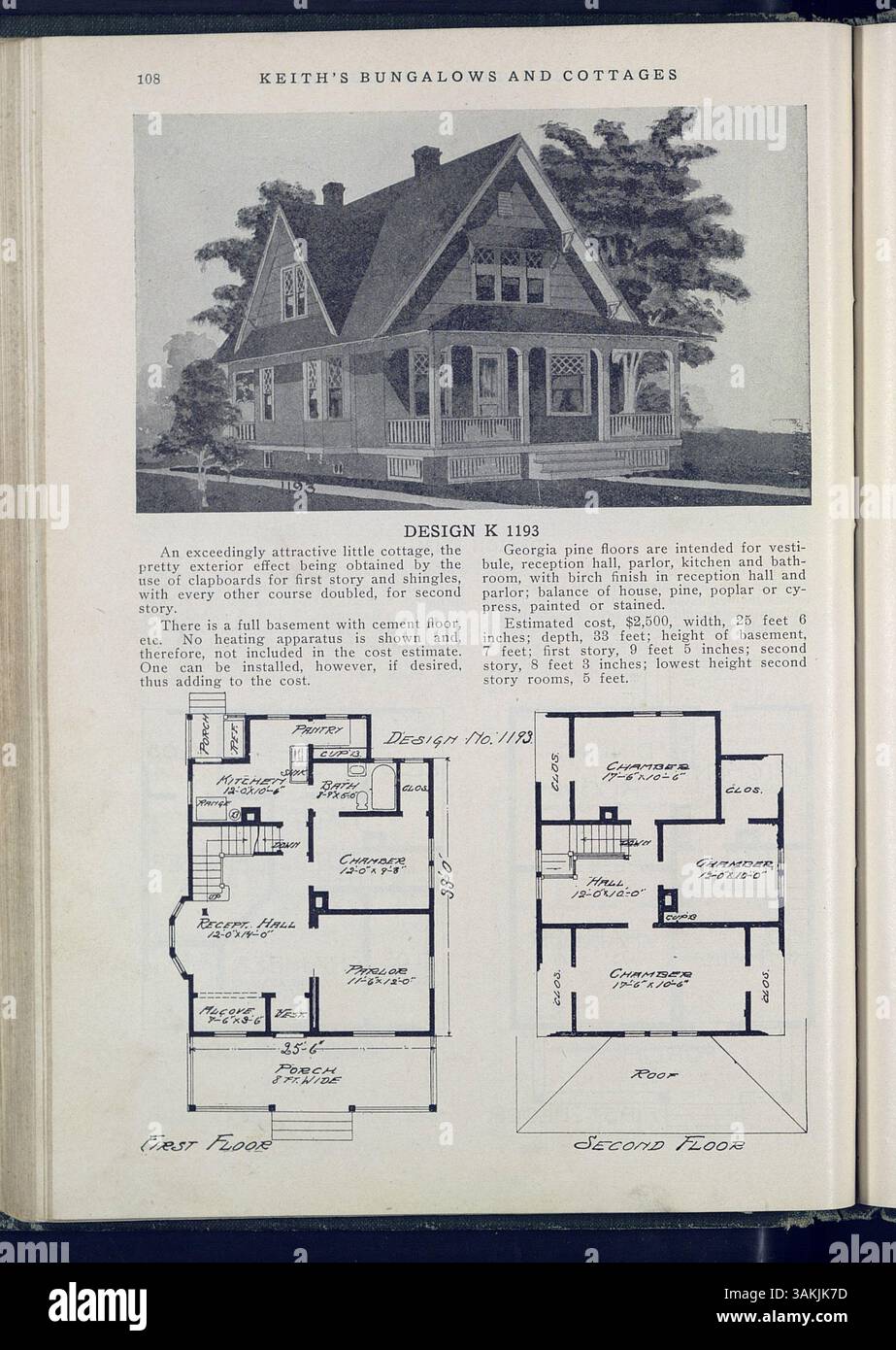 Max L. Keith’s catalog showcases 215 bungalow and cottage house designs