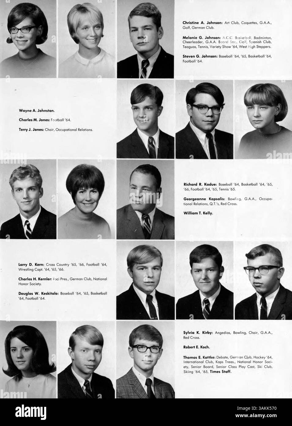 The 1966 'Hesperian' yearbook captures the essence of the school year ...