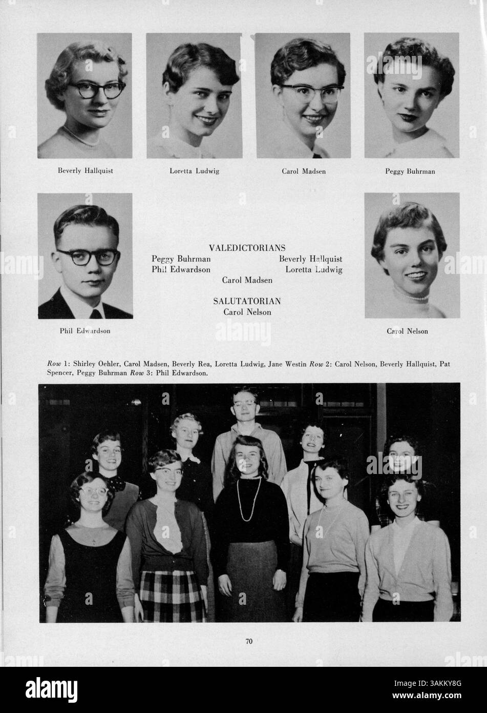 This 1955 edition of the Central High School yearbook captures the