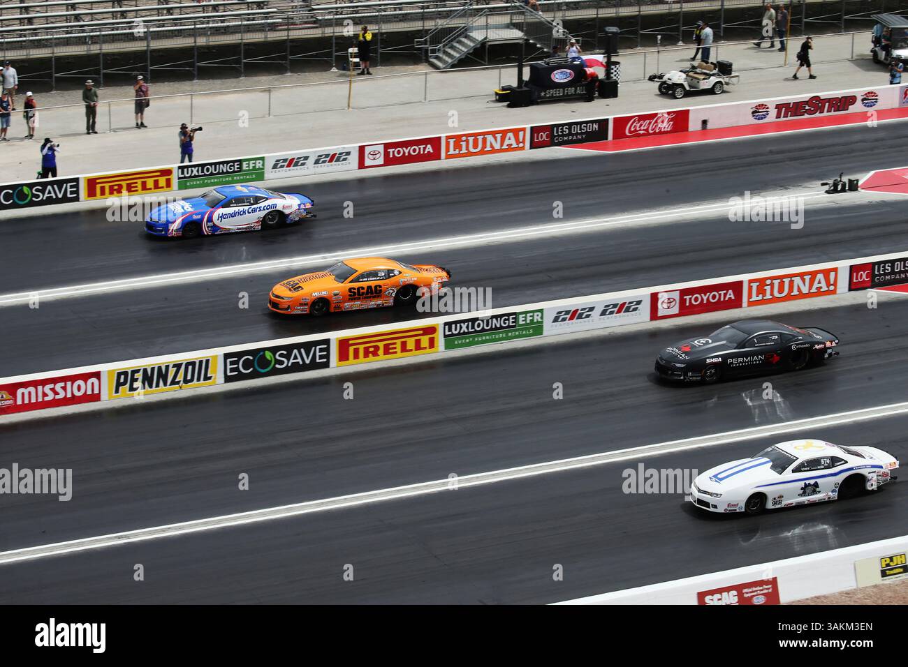 LAS VEGAS, NV - APRIL 12: Greg Anderson (1 PRO) HendrickCars.com Camaro ...