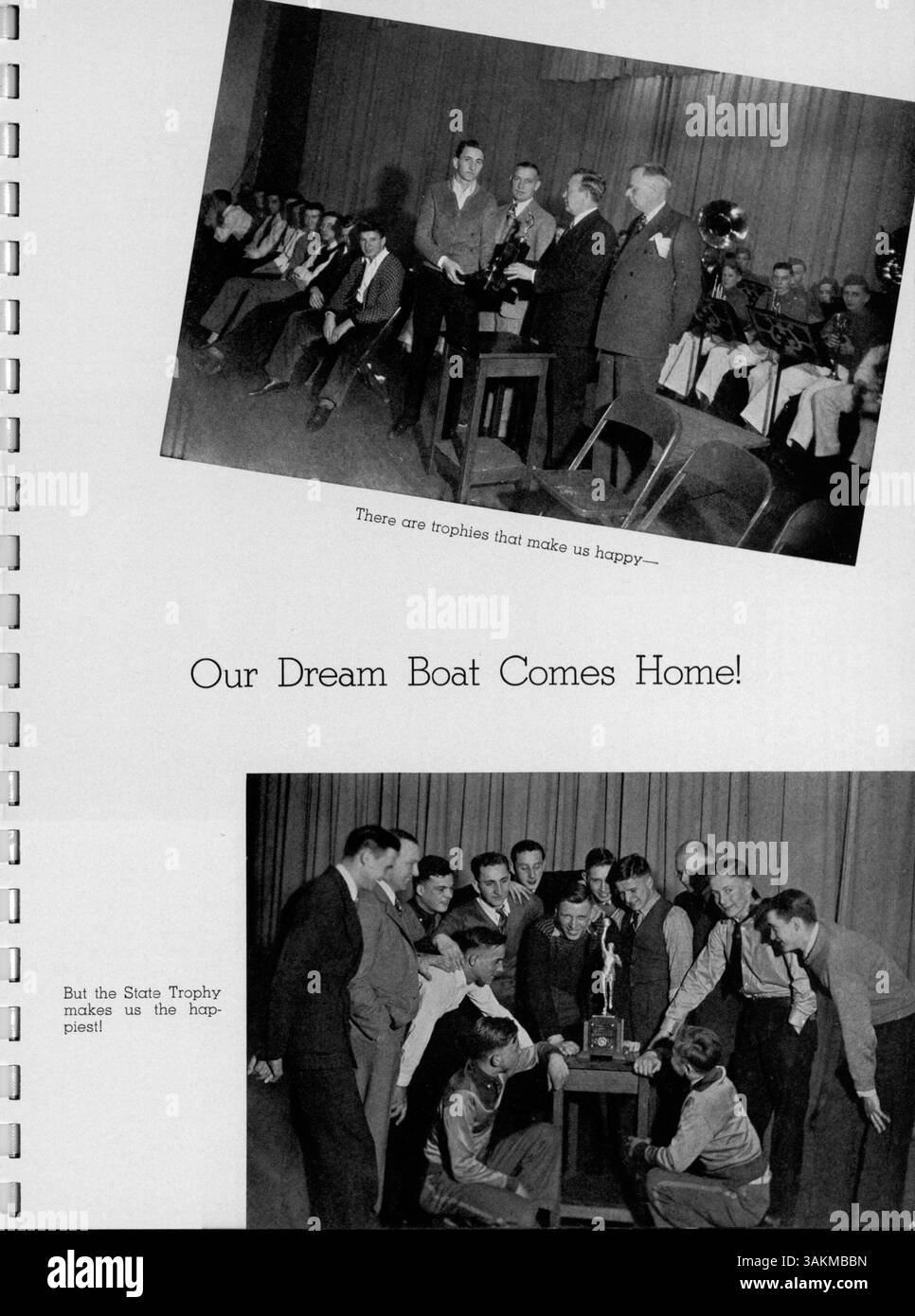 This 1937 high school yearbook, titled 'Wizard,' from Edison High ...