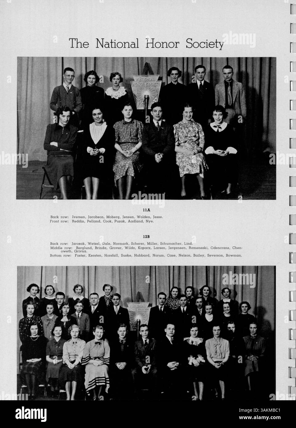 This high school annual from 1937 reflects the students, faculty, clubs ...