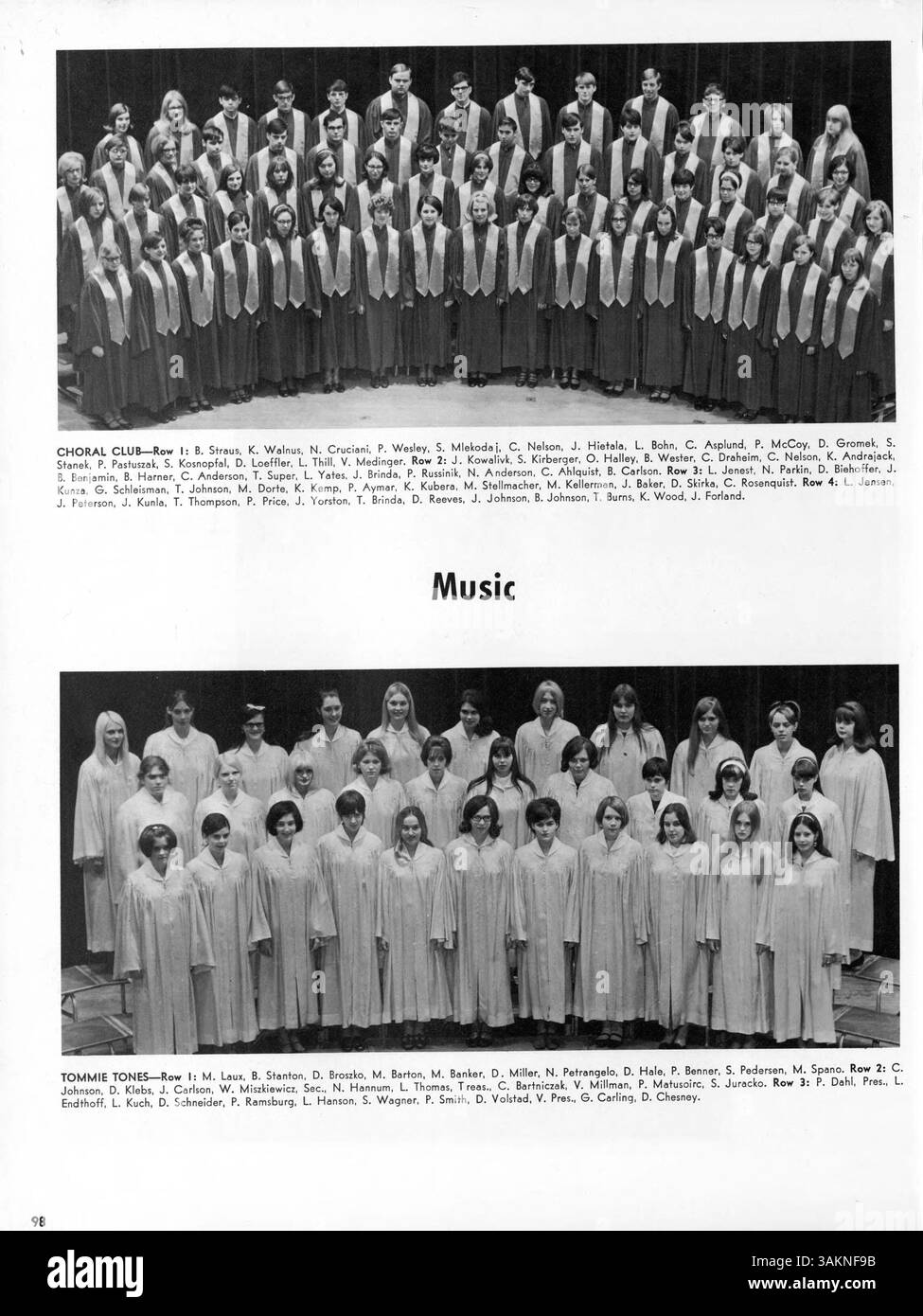 This 1969 Wizard Yearbook From Edison High School Documents Students