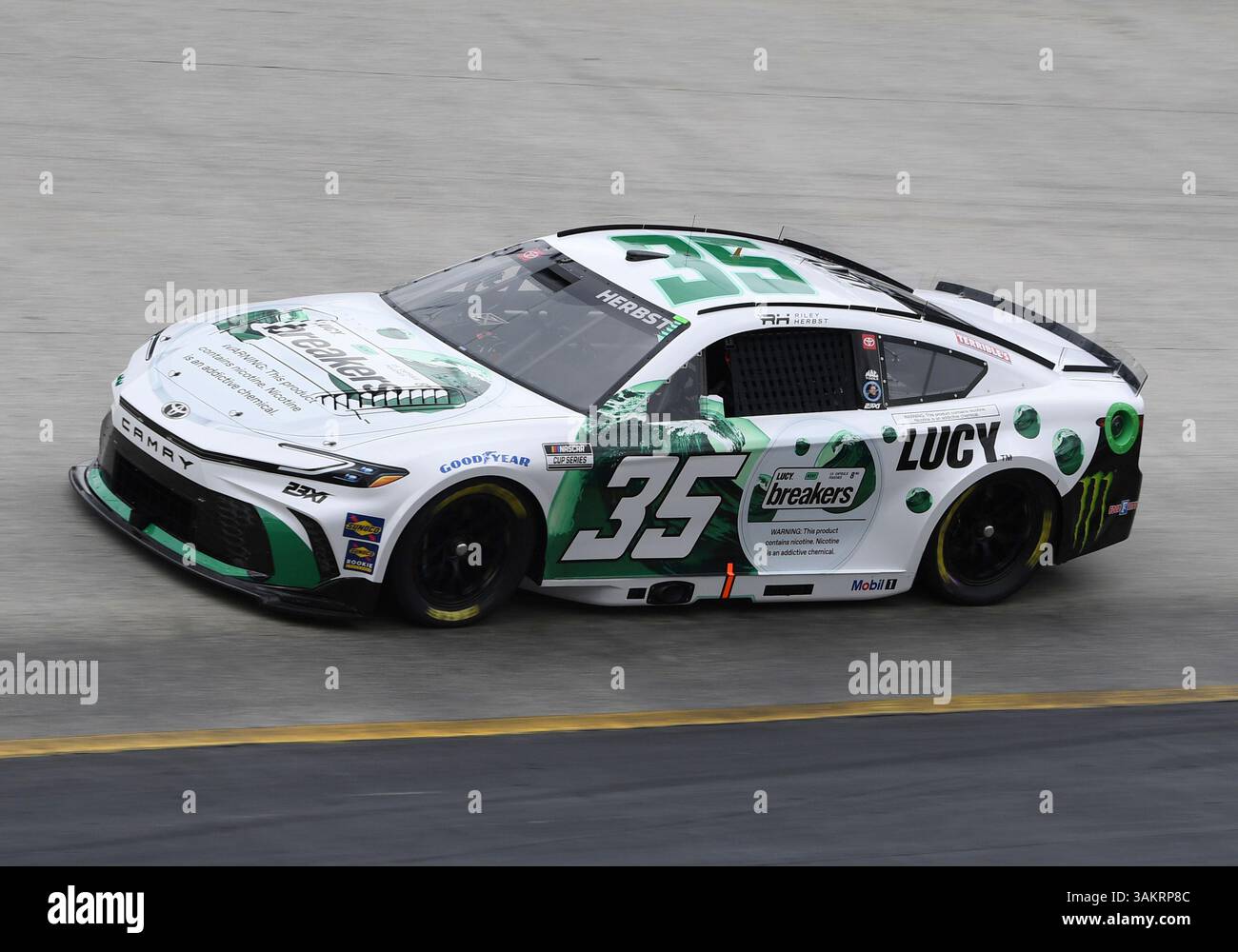 BRISTOL, TN - APRIL 12: Riley Herbst (#35 23XI Racing Lucy Toyota ...