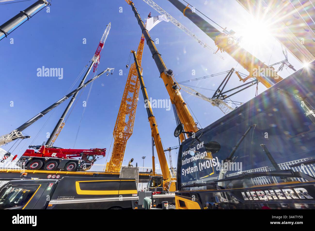 BAUMA Munich, 34th World's Leading Trade Fair for Construction Machinery, Building Material Machines, Mining Machines, Construction Vehicles and Const Stock Photo