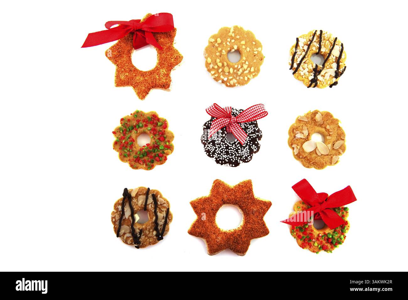Coordinating christmas wreaths