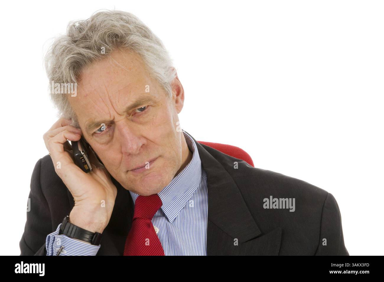 Angry telephone call at the office Stock Photo - Alamy