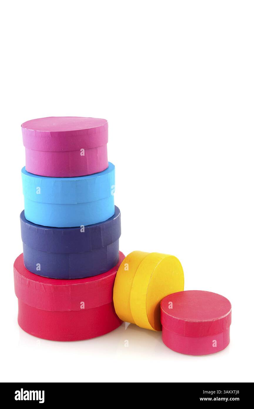 Stacked parcels Cut Out Stock Images & Pictures - Alamy