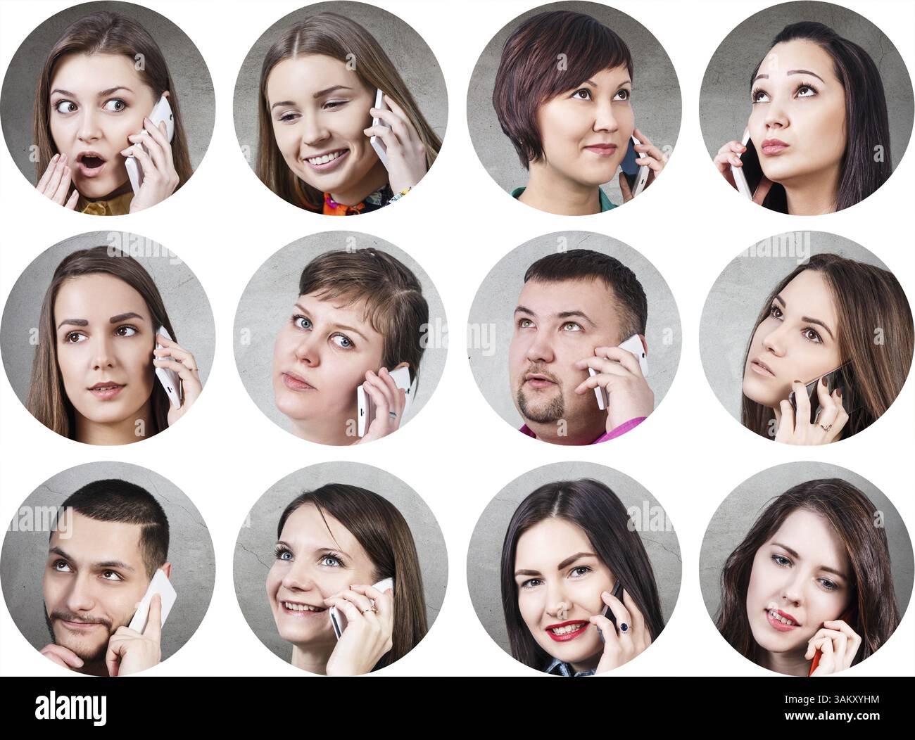 Human emotions collage hi-res stock photography and images - Alamy
